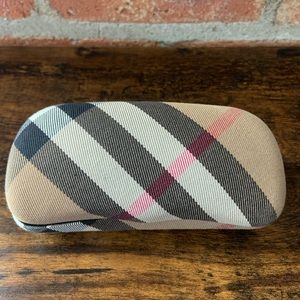Burberry Glasses/Sunglasses Case Check Plaid